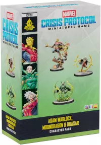 Ilustracja Marvel: Crisis Protocol - Adam Warlock, Moondragon & Quasar - Character Pack